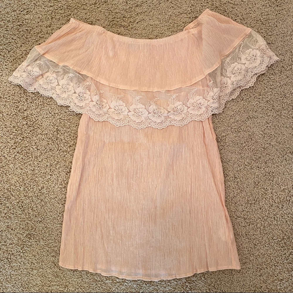 Doe & Rae Off the Shoulder Top